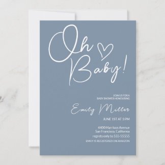 Minimalistisch Baby shower neutraal Kaart