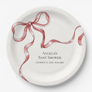 minimalistisch Baby shower Papieren Bordje
