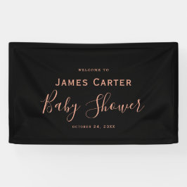 Minimalistisch Baby shower welkomstbord Spandoek