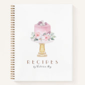 Minimalistisch | Bakkerij | Zitplaats | Cake Notitieboek (Voorkant)