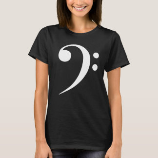Minimalistisch Baskleutel Muziek Symbool Muziek Li T-shirt
