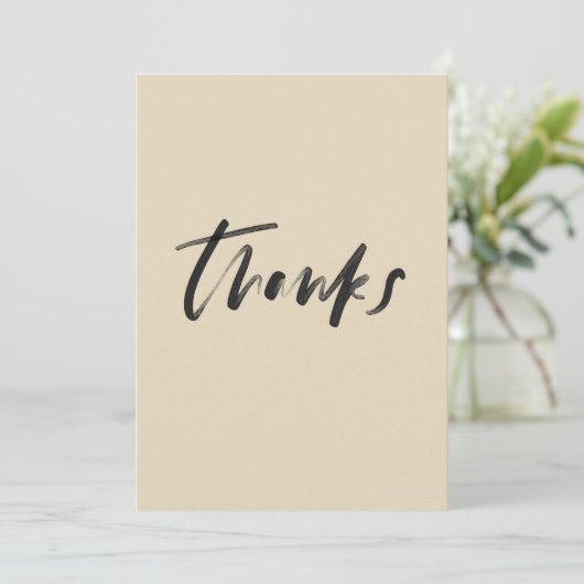 minimalistisch bedankt (Staand voorkant)