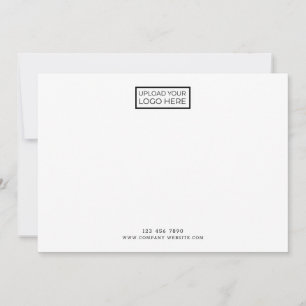 Minimalistisch bedrijf Logo Business Branding Cont Notitiekaartje