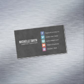 minimalistisch bedrijf magnetisch visitekaartje (Voorbeeld)