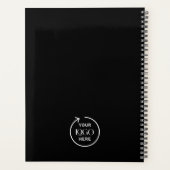 minimalistisch bedrijfscentrum voor zakelijke Logo Planner (Achterkant)