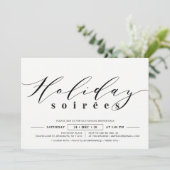 Minimalistisch bedrijfsfeestdag, feestdag kaart (Staand voorkant)