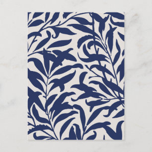 Minimalistisch blad feestdagenkaart