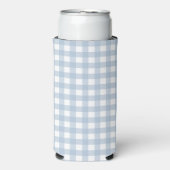 Minimalistisch blauw Gingham Pset Pattern (Seltzer Voorkant)