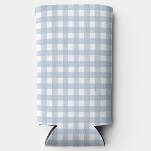 Minimalistisch blauw Gingham Pset Pattern (Voorkant)