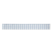 Minimalistisch blauw Gingham Pset Pattern Lint (Voorkant)