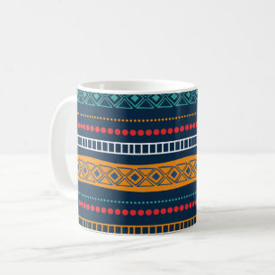 Minimalistisch Boh-patroon Koffiemok