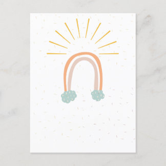 Minimalistisch Bohemisch Briefkaart