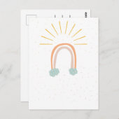 Minimalistisch Bohemisch Briefkaart (Voorkant / Achterkant)