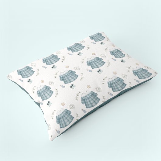 Minimalistisch Boho babykleerpatroon Kussensloop