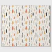 Minimalistisch Boho stijl cadeaupapier (Vlak)