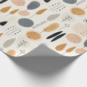 Minimalistisch Boho-stijl inpakpapier (Hoek)