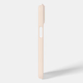 Minimalistisch bordeaux roze gepersonaliseerd mono Case-Mate iPhone case (Achterkant / Rechts)