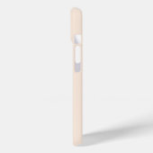 Minimalistisch bordeaux roze gepersonaliseerd mono Case-Mate iPhone case (Achterkant / Links)