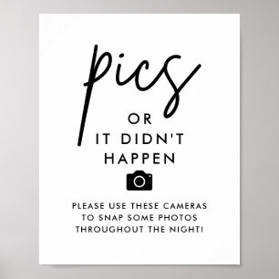 Minimalistisch bordje met wieltjes Foto Guestbook Poster
