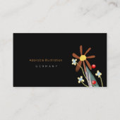 Minimalistisch Bouquet Visitekaartje (Achterkant)