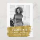 Minimalistisch Briefkaart voor bekendmaking van fo (Voorkant)