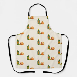 Minimalistisch brood en olijfolie schort