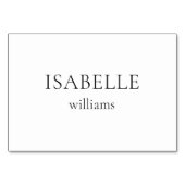 Minimalistisch bruiloft feest diner en speciale ev kaart (Voorkant)