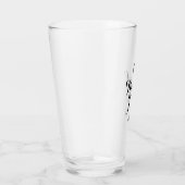 Minimalistisch bruiloft script Hartelijk dank Glas (Rechts)