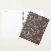 Minimalistisch bruin blad planner (Display)