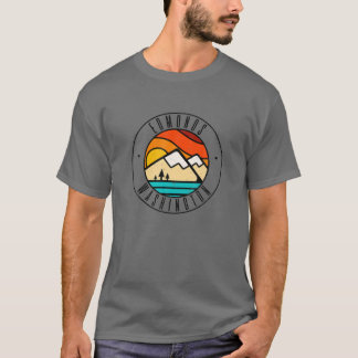 Minimalistisch buitenshuis Edmonds Washington WA T-shirt