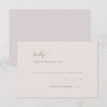 Minimalistisch chic Gold Blush Simple Elegant Wedd