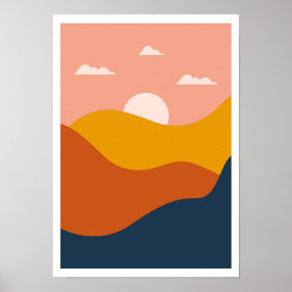 Minimalistisch chique Abstract Poster