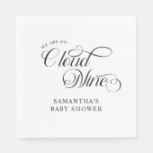 Minimalistisch Cloud Nine Baby shower Servet (Voorkant)