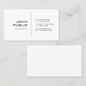 Minimalistisch creatief design, modern, stijlvol d visitekaartje (Voorkant / Achterkant)