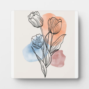 Minimalistisch creatief landschap fotoplaat