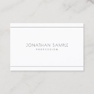 Minimalistisch Creative Modern Professional Chic-s Visitekaartje