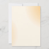 Minimalistisch crème-typografie van de steekproef kaart (Achterkant)