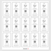 Minimalistisch Custom Company Logo Box Seal Label (Vel)