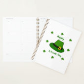 Minimalistisch Cute Happy St Patrick's Day Planner (Display)