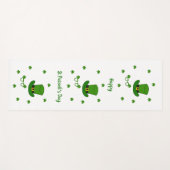 Minimalistisch Cute Happy St Patrick's Day Yogamat (Voorkant (horizontaal))
