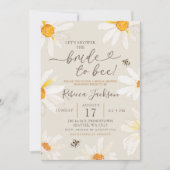 Minimalistisch Daisy Bride to Bee Vrijgezellenfees Kaart (Voorkant)