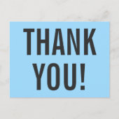 Minimalistisch "DANK U!" Briefkaart (Voorkant)