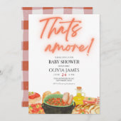 Minimalistisch dat is meer baby shower kaart (Voorkant / Achterkant)