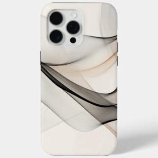 minimalistisch | Delicate Leaf & Branch Sketch iPhone 15 Pro Max Hoesje