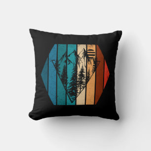 Minimalistisch dennenbos  kussen