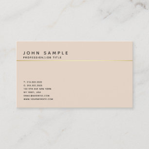 Minimalistisch design elegante harmonische kleure visitekaartje