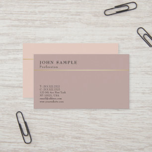 Minimalistisch design elegante harmonische kleure visitekaartje