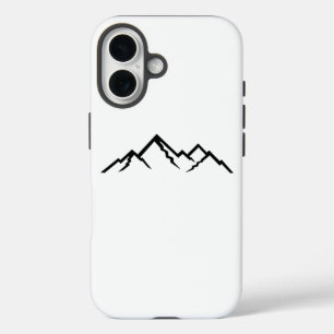 Minimalistisch design voor Natuur liefhebbers iPhone 16 Hoesje