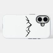 Minimalistisch design voor Natuur liefhebbers Case-Mate iPhone Case (Achterkant (horizontaal))