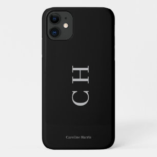 Minimalistisch design zwart iPhone 11 hoesje